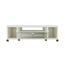 朝日木材 テレビラック 推奨テレビサイズ~52V AS-KAD1200-W ホワイト ASKAD1200(3)