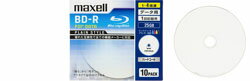 maxell BR25PPLWPB.10S　データ用BD-R（4倍速対応/25GB/10枚） BR25PPLWPB.10S