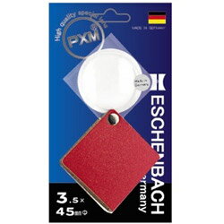 エッシェンバッハ エコノミーハンディルーペ45mm径／3.5倍（レッド） 1730-131B