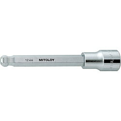Rakuten - 水戸工機 1／2 ヘックスソケット ボールポイント ロング 6mm 406BHTL 406BHTL