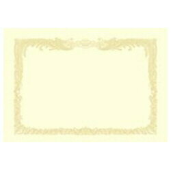 ササガワ 10-1067 OA賞状用紙 A4T/10 クリーム 101067