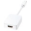 SANWA SUPPLY(掠ץ饤) 4KбMini DisplayPort-HDMIѴץ Mini DisplayPort-HDMI᥹8cmۥ磻ȡ AD-MDPHD008 ADMDPHD008