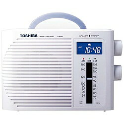 TOSHIBA(東芝) TYBR30F ホームラジオ ホワイト [防水ラジオ /AM/FM /ワイドFM対応] TYBR30F