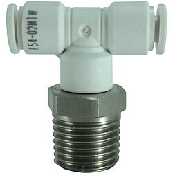 Rakuten - 千代田通商 FS4-02MTW チヨダ ファイブSUSメイルブランチティ 白 4mm・R1/4 FS402MTW