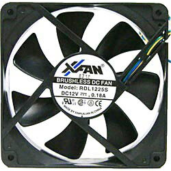 長尾製作所 中空ベアリング(改良型流体軸受け)採用　120mmPWMファン　RDL1225S-PWM RDL1225SPWM