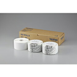 brother(ブラザー) RDロール プレカット紙ラベル 3ロール RD ROLLS RD-U04J1 ［60mm幅］ RDU04J1