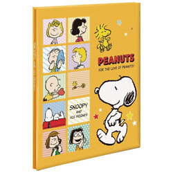 Nakabayashi キャラクターA4フエルアルバム プラコート台紙（白）8枚 スヌーピー アA4P1511