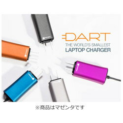 FINSIX Dart DA65US-MA1(マゼンタ) 超小型ノートパソコン用 65W ACアダプター DA65USMA1