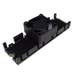 長尾製作所 ファン付M.2 SSD用　ヒートシンク ブラック SS-M2S-HS03 SSM2SHS03 [振込不可]