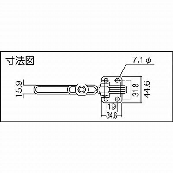 大阪角田興業 KC-HV453-XL 角田 ハンドル立型トグルクランプ No.HV453-XL KCHV453XL