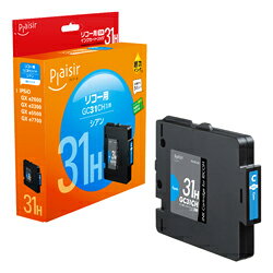 【対応インクカートリッジ】GC31CH（シアン）■ シアン：顔料【対応プリンター 2011年8月時点】IPSiO GX e7700 GX e5500※GC31CH使用モデルであっても対応機種以外の場合は動作しません。最新の対応機種に関しては「さらに詳しい情報はこちら」よりメーカーホームページにてご確認下さい。色シアン（顔料）入数1仕様1【対応機種】IPSiO GX e5500/IPSiO GX e7700仕様2【対応インクカートリッジ】GC31CH（シアン）プリンタメーカー純正のインクカートリッジと互換性のあるインクカートリッジ。