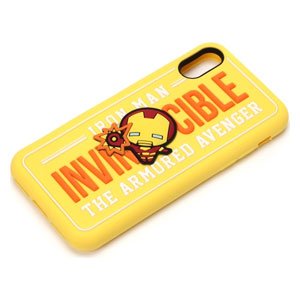 MARVEL マーベル スマートフォンケース シリコン イエロー アイアンマン iPhone XS iPhone X ケースタイプ PG-DCS318IRM PGA PG-DCS318IRM PGA