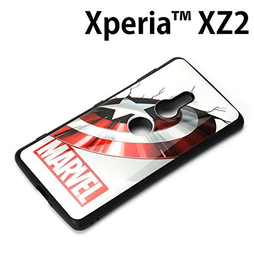 MARVEL マーベル スマートフォンケース ハイブリッドタフ キャプテン アメリカ Xperia XZ2 ケースタイプ PG-DXP448CTA PGA PG-DXP448CTA PGA