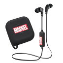 MARVEL マーベル Bluetooth 4.1搭載 ワイヤレスステレオイヤホン シリコンポーチ付き ロゴ ブラック PG-BTE1SD03MVL PGA PG-BTE1SD03MVL PGA