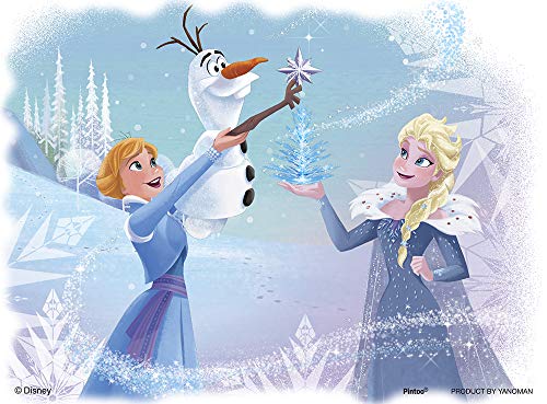 乐天商城 - ディズニー 氷のたからもの アナと雪の女王 プチパリエ ジグソーパズル 150ピース イーゼル付き アナと雪の女王 アナ エルサ オラフ 2301-18 2301-18 やのまん