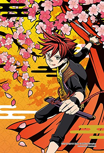 刀剣乱舞 愛染国俊 桜に赤短 プリズムアートジグソーパズルプチ 70ピース 透明ピースパズル 10x14.7cm 97-134 97-134 やのまん