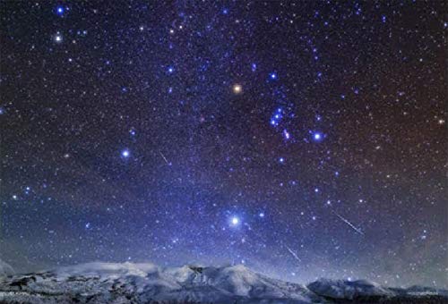 星降る夜 北海道十勝岳とふたご座流星群 ジグソーパズル 日本の風景 星空 300ピース 26x38cm 03-912 03-912 やのまん