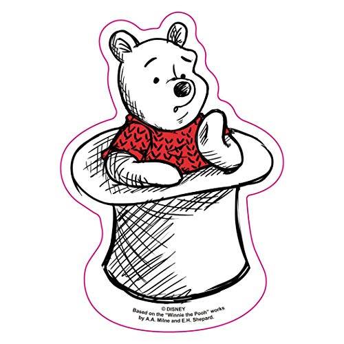Stickers - ディズニー 『くまのプーさん』 プーと大人になった僕 ダイカットステッカーB くまのプーさん IS-412 インロック