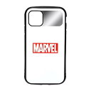 MARVEL マーベル スマートフォンケース ハイブリッドタフ ロゴ ホワイト iPhone 12 iPhone 12 Pro ケースタイプ PG-DPT20G24MVL PGA PG-DPT20G24MVL PGA