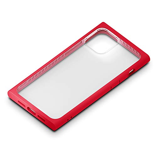 乐天商城 - スマートフォンケース ガラスタフ スクエアタイプ レッド iPhone 12 iPhone 12 Pro ケースタイプ PG-20GGT06RD PGA PG-20GGT06RD PGA