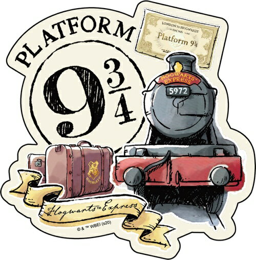 ハリー・ポッター ダイカットステッカーD ホグワーツ特急 IS-646 インロックのサムネイル