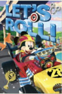 ディズニー 3Dポストカード ミッキーマウス Mickey Racer S3793