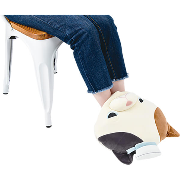 ねむねむアニマルズ リラワーククール クール足入れクッション ミケネコのゆず 猫 ネコ ねこ 88514-10 りぶはあと 88514-10 りぶはあと [3]