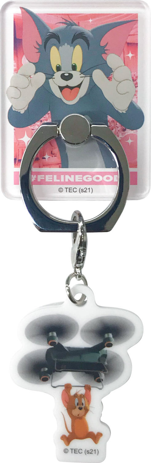 乐天商城 - トムとジェリー 実写 スマートフォンリング IG-3613 インロック