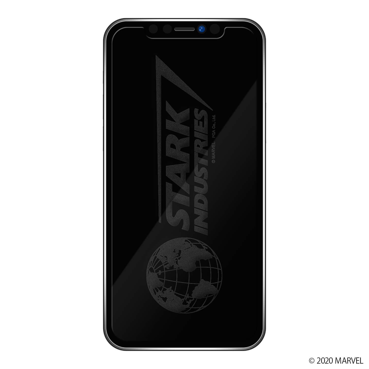 MARVEL マーベル 液晶保護ガラス スターク・インダストリーズ アイアンマン iPhone 12 iPhone 12 Pro PG-DGL20G02IRM PGA PG-DGL20G02IRM PGA