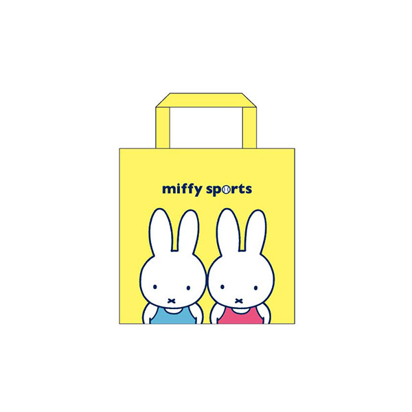 楽天Dtimes Storeミッフィー ミニカラートートバッグ miffy sports スポーツ イエロー mfap541 スモール・プラネット