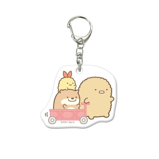 すみっコぐらし アクリルキーホルダー キャンプ とんかつ SXKC1516 スモール・プラネット すみっコぐらし アクリルキーホルダー キャンプ とんかつ SXKC1516 スモール・プラネット