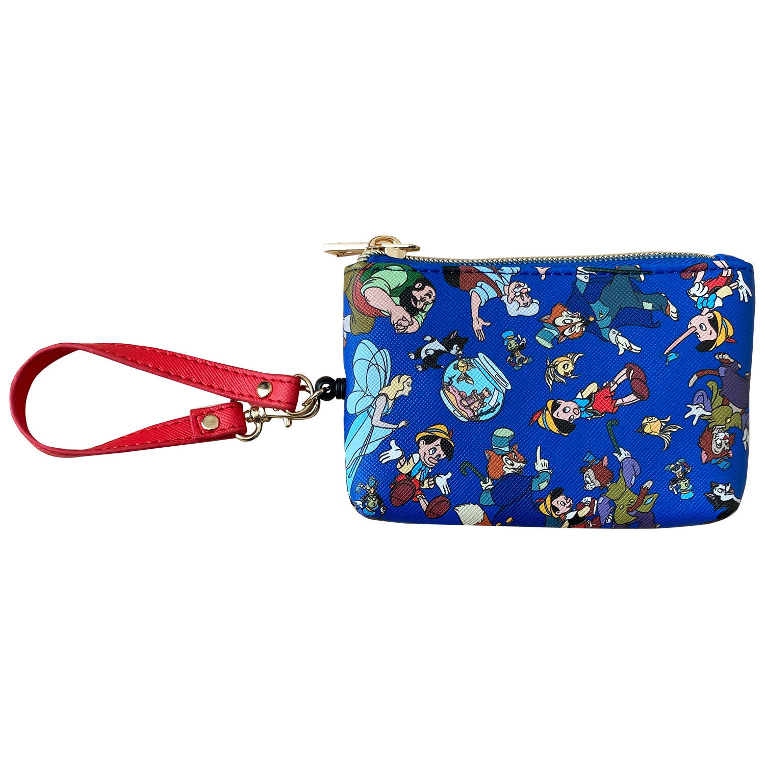 ディズニー リール付パスケース たくさん ピノキオ ファウルフェロー APDS5962 スモール・プラネットのサムネイル