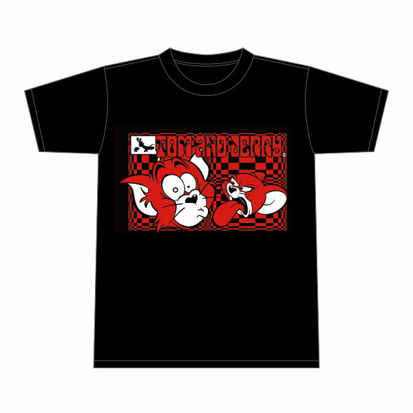 トムとジェリー Tシャツ チェッカー L WBJR1259 スモール・プラネット