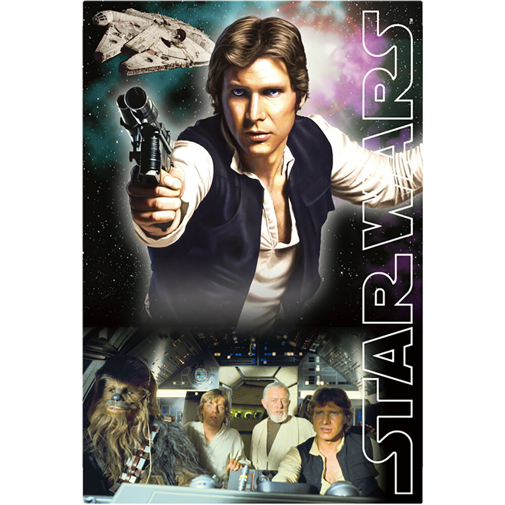 楽天Dtimes StoreSTAR WARS スター・ウォーズ 3Dポストカード オリジナル・トリロジー ハン・ソロ Han Solo チューバッカ S3753 ダイゴー