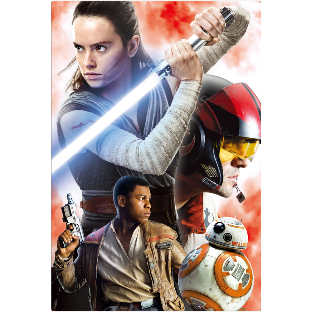 STAR WARS スター ウォーズ 3Dポストカード エピソード8 最後のジェダイ レイ Rey＆The Resistance BB-8 S3772 ダイゴー