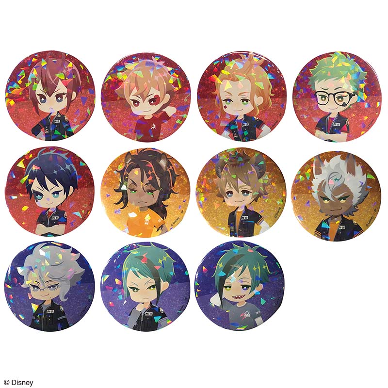 【単品】ディズニー ブラインド缶バッジコレクション SD運動着Vol.1(全11種) ディズニー ツイステッド..