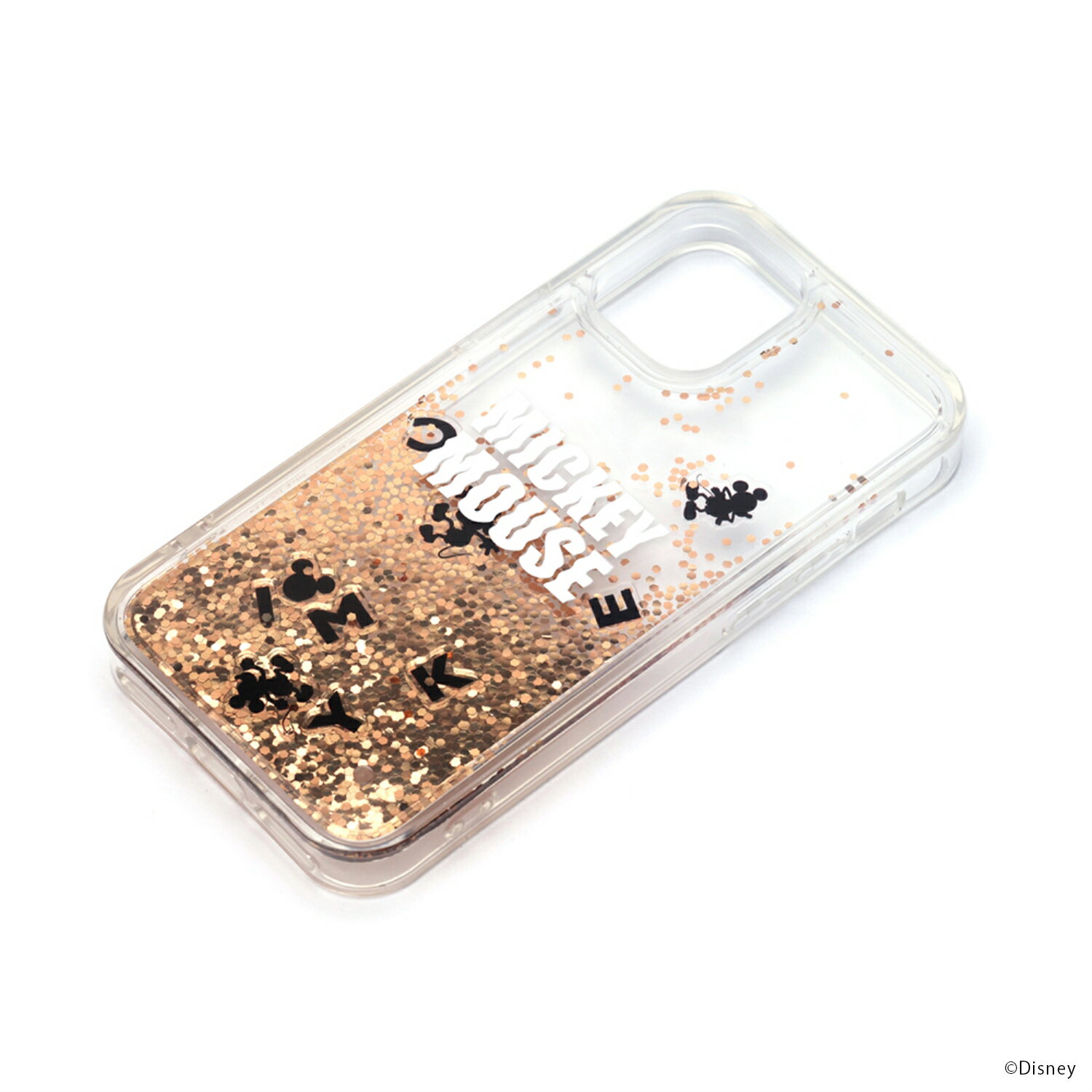 Rakuten - ディズニー スマートフォンケース グリッター ミッキーマウス ミッキー&フレンズ iPhone 12 mini ケースタイプ PG-DLQ20F01MKY PGA PG-DLQ20F01MKY PGA