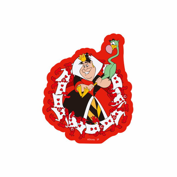 ディズニー 不思議の国のアリス ハートの女王 キャラクターステッカー ハートの女王 ふしぎの国のアリス ディズニーヴィランズ DS1269 スモール・プラネット(3)