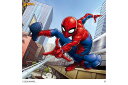 MARVEL マーベル SPIDER-MAN/ 壁紙素材ウォールステッカー スパイダーマン 6シートタイプ スパイダーマン Wall Paper_M027-6 プリテック