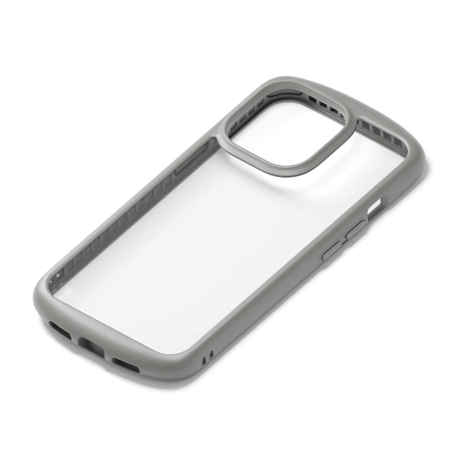 Rakuten - iPhone 13 Pro用 スマートフォンケース ガラスタフ ラウンドタイプ グレー iPhone 13 Pro ケースタイプ PG-21NGT02GY PGA PG-21NGT02GY PGA