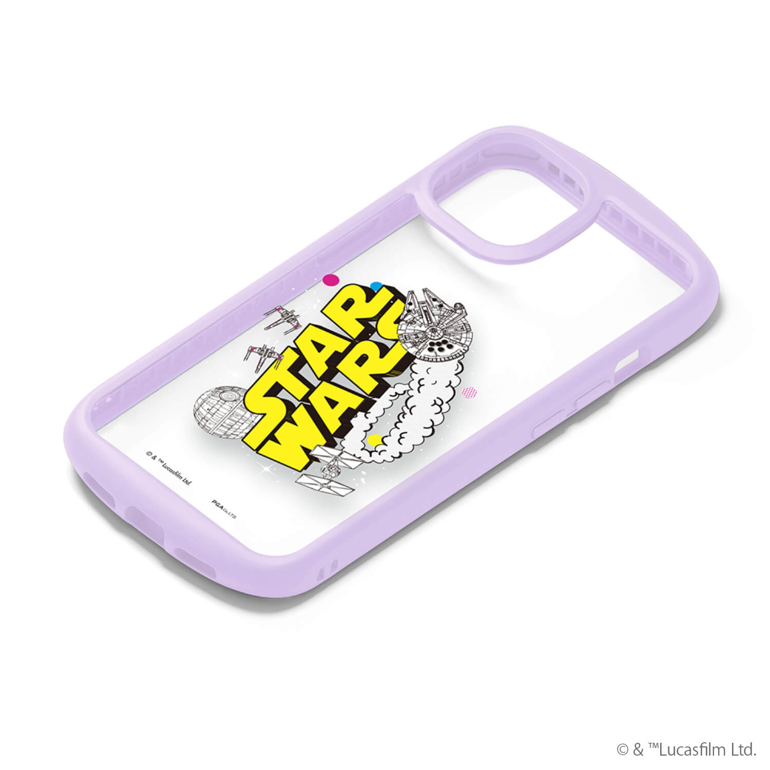Rakuten - STAR WARS スター・ウォーズ iPhone 13 mini用 スマートフォンケース ガラスタフ [グラフィック] iPhone 13 mini ケースタイプ PG-DGT21J30SW PGA PG-DGT21J30SW PGA