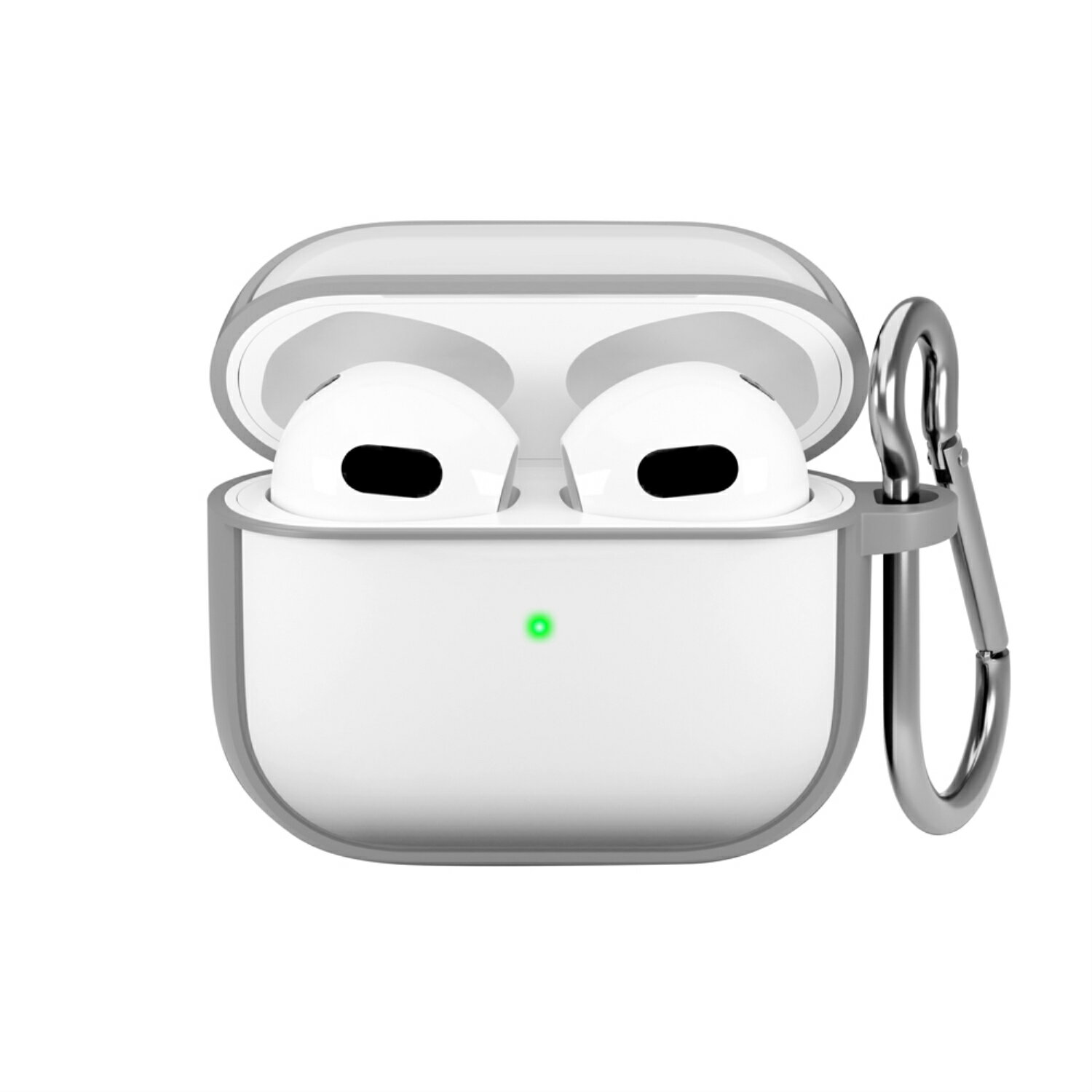 AirPods 第3世代用 抗菌ハイブリッドケース AirPods用ケース グレー PG-AP3HB02GY PGA PG-AP3HB02GY PGA