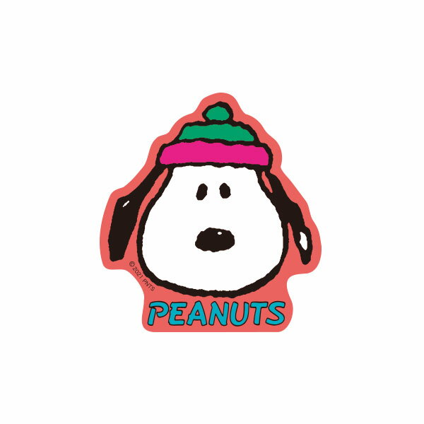 乐天商城 - スヌーピー PEANUTS キャラクターステッカー 帽子 SN1224 スモール・プラネット