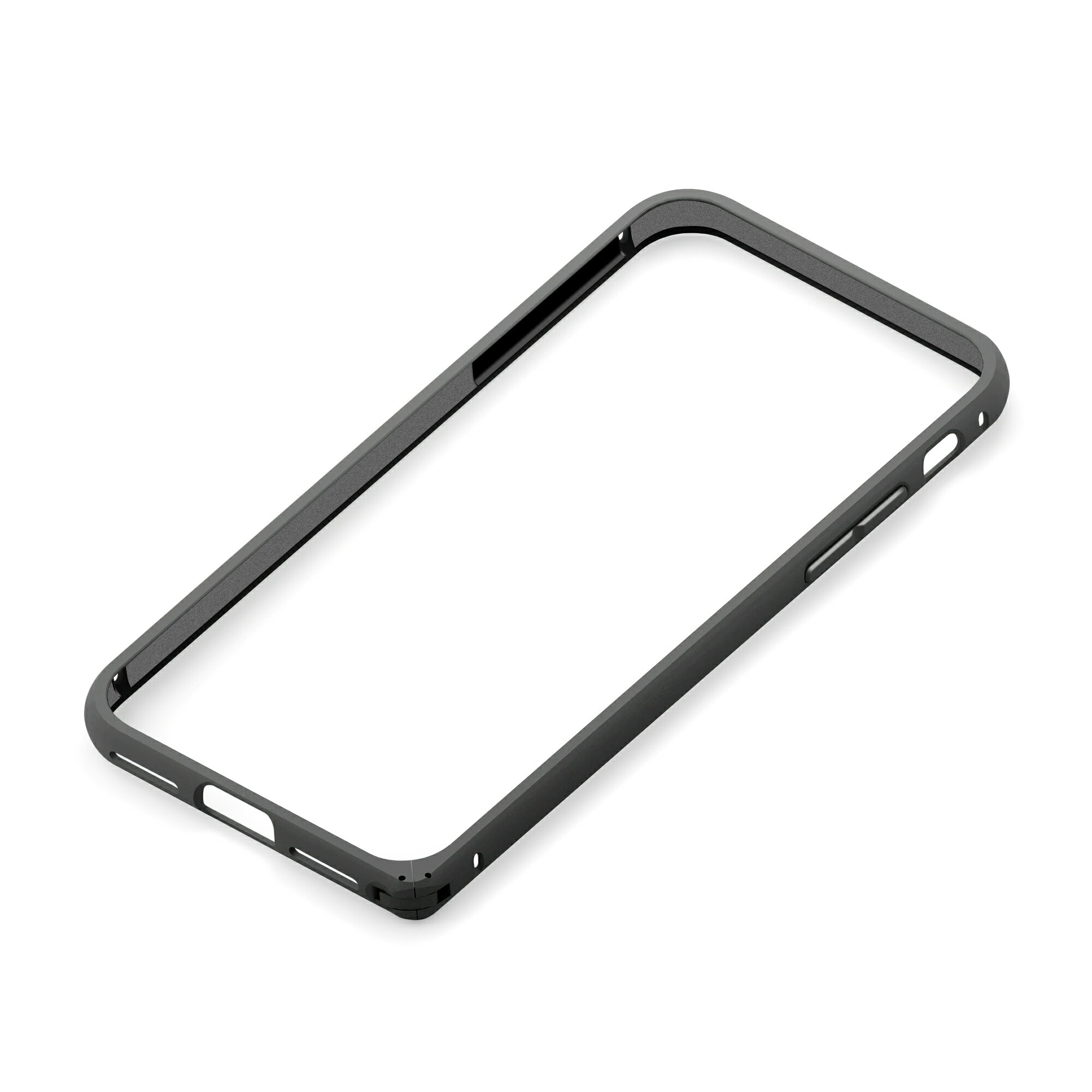 乐天商城 - 2022年 iPhone SE3 4.7inch アルミニウムバンパー ブラック バンパータイプ iPhone SE 2022 第3世代 2020 第2世代 iPhone8 7 6s 6 PG-22MBP01BK PGA PG-22MBP01BK PGA