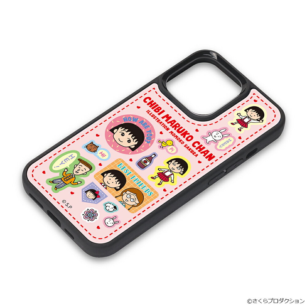 ちびまる子ちゃん iPhone 13 Pro用スマートフォンケース アクリルパネルケース [まる子 カラフル] iPhone 13 Pro ケースタイプ PG-MRK21NPT01PK PGA PG-MRK21NPT01PK PGA