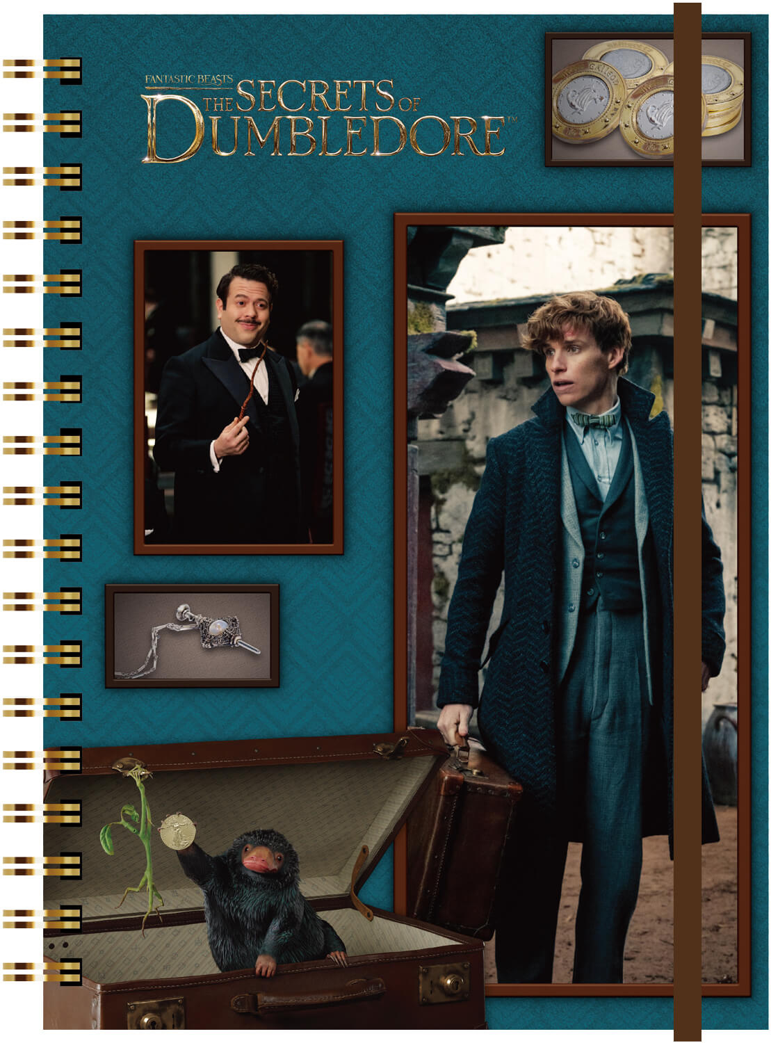 ハリー・ポッター ファンタスティック・ビーストとダンブルドアの秘密 ゴムバンド付きリングノート IG-3811 インロック