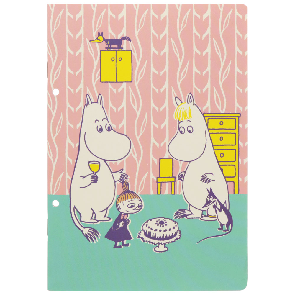 乐天商城 - ムーミン ノートA5 2穴 MU22SS なかま