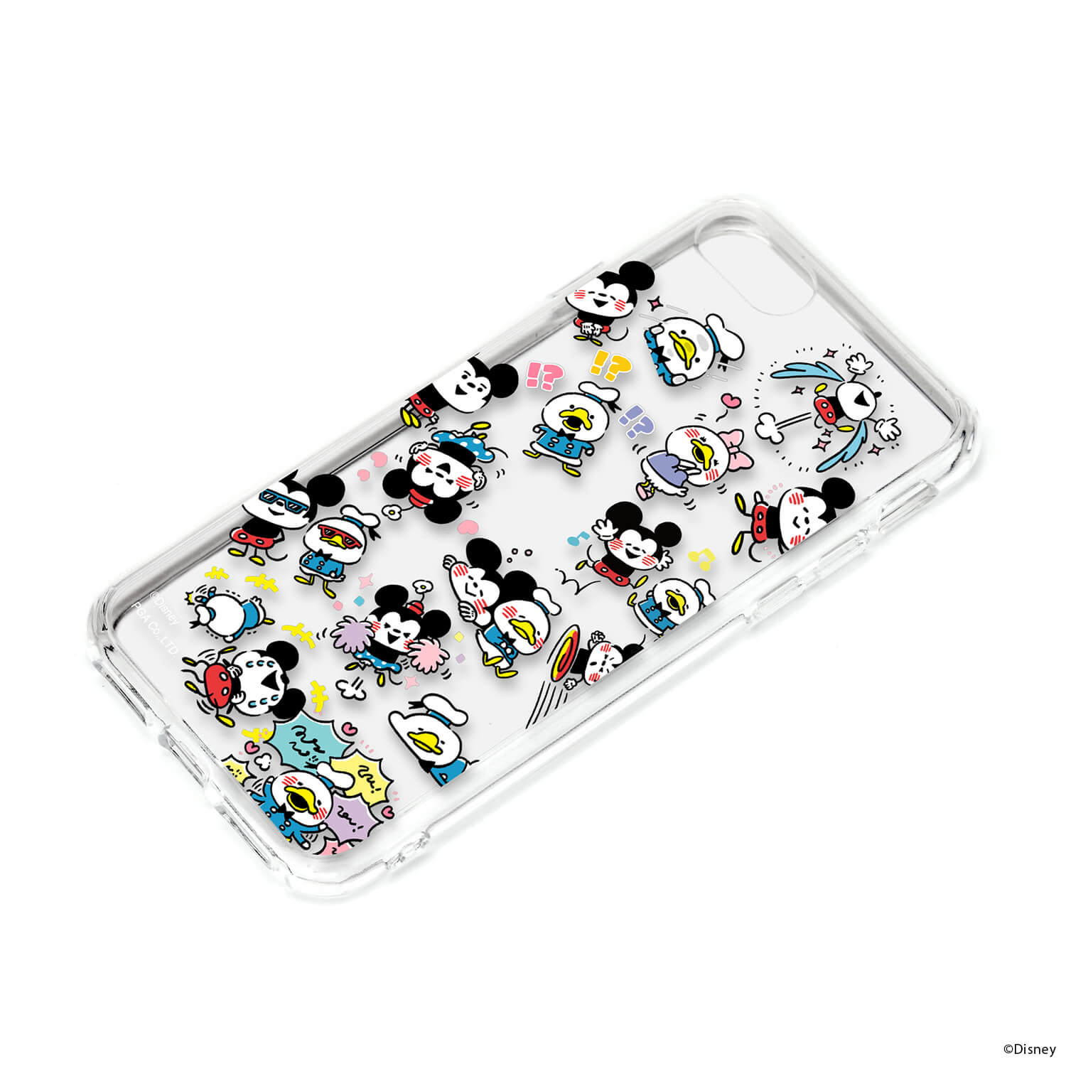 乐天商城 - カナヘイ画 iPhone SE/8/7用 ハイブリッドケース スマートフォンケース [ミッキー＆フレンズ] PG-DKPT22M01MKY PGA PG-DKPT22M01MKY PGA