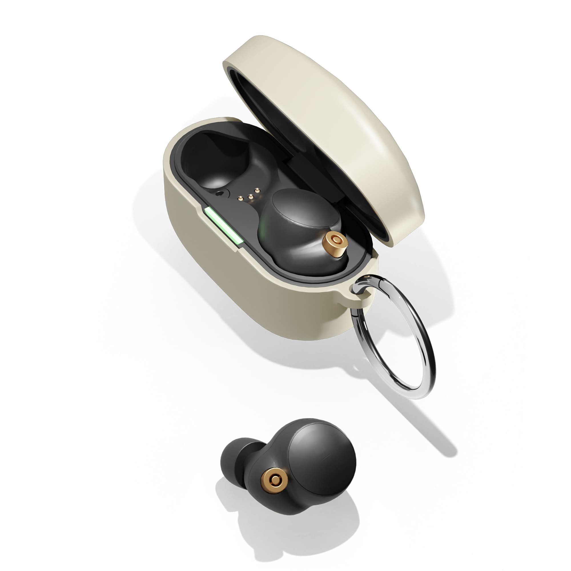 SONY TWS WF-1000XM4�� �����ǥ����ץ졼�䡼������ ���ݥ��ꥳ�󥱡��� [���졼����] PG-XM4SC02GY PGA PG-XM4SC02GY PGA