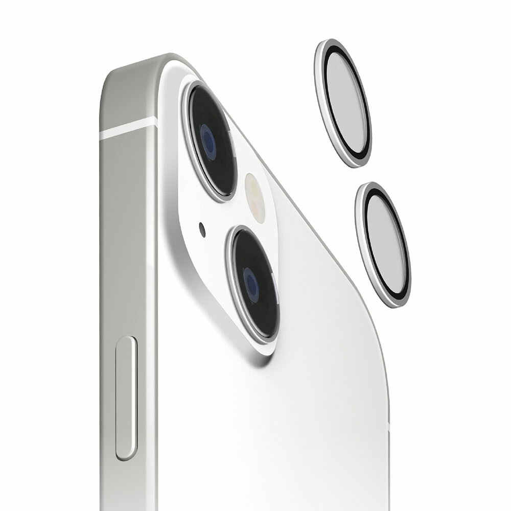 Rakuten - iPhone15 iPhone15 Max カメラレンズプロテクター シルバー PG-23ACLG24SV PGA